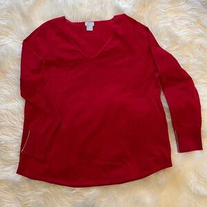 Chico’s Red Sweater